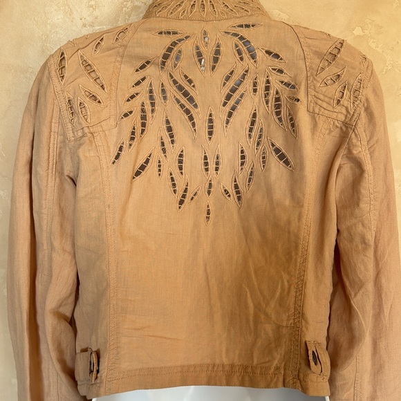 Free People size 12 cut out detail jacket size 12 - Picture 6 of 12